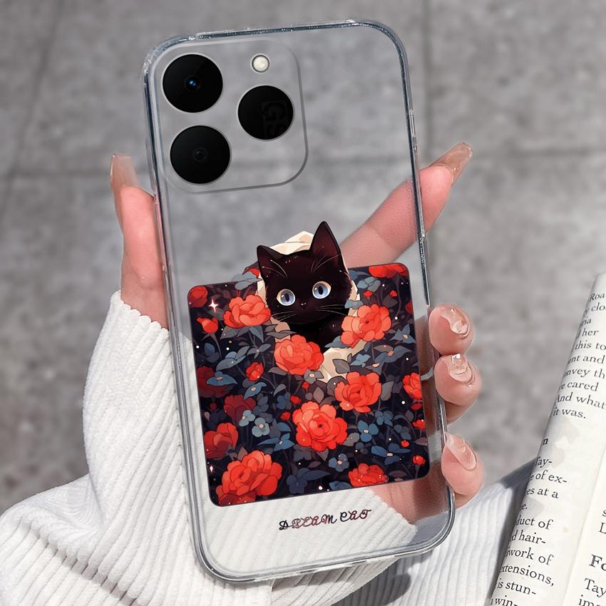 Pouzdro na telefon se vzorem čínského draka pro Realme 15T 14T 14X 15 13 12 11 10 C71 C61 P1 Měkké kryty Průhledné silikonové nárazuvzdorné pouzdro pro Realme Casing