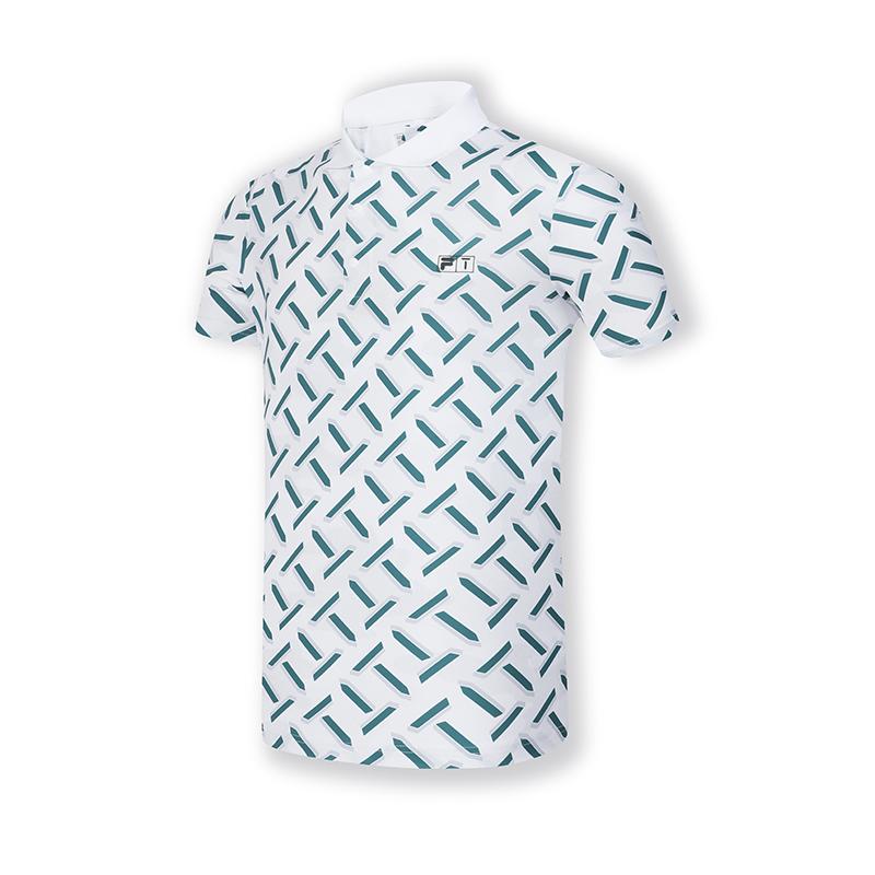 New FILA Polo Shirts Men's All Over Print A11M425119FZA