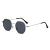 High Quality Glamorous High End Retro Trendy Alloy Metal Square Shaped Multi Colored Female For Both Sun Glasses