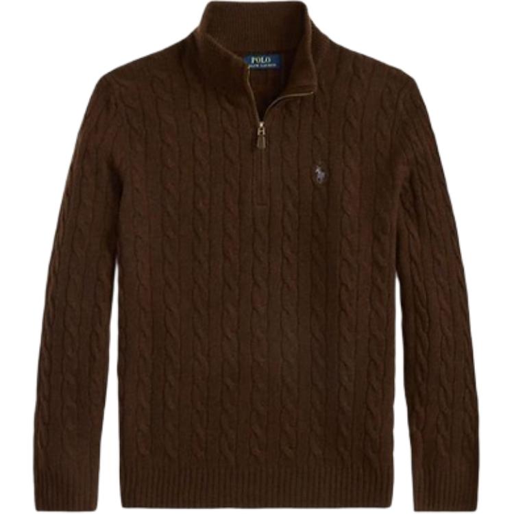 

Свитер мужской Polo Ralph Lauren с вышивкой пони, на молнии до середины, с длинным рукавом MNPOSWE16822356-200 L