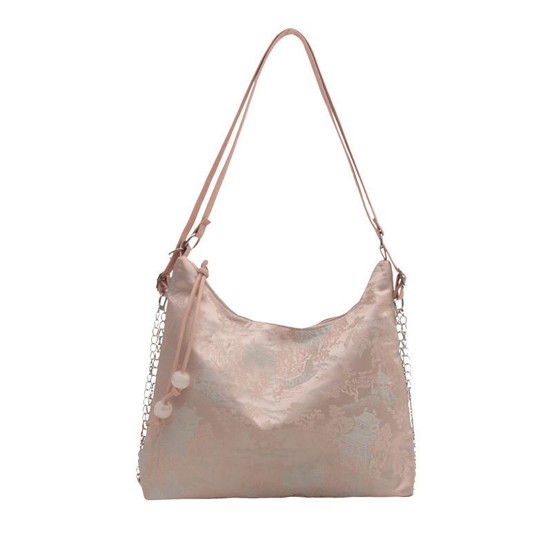 Элегантная вышитая наплечная сумка в китайском стиле для женщин, роскошная многофункциональная сумка и рюкзак