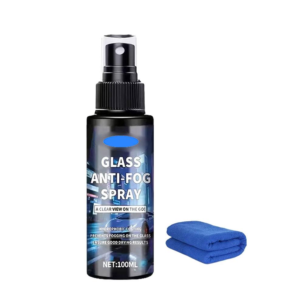 Long-lasting anti-fog spray, suitable for car glass and helmets, windshield and car window defogging agent, improve the cla T2B0