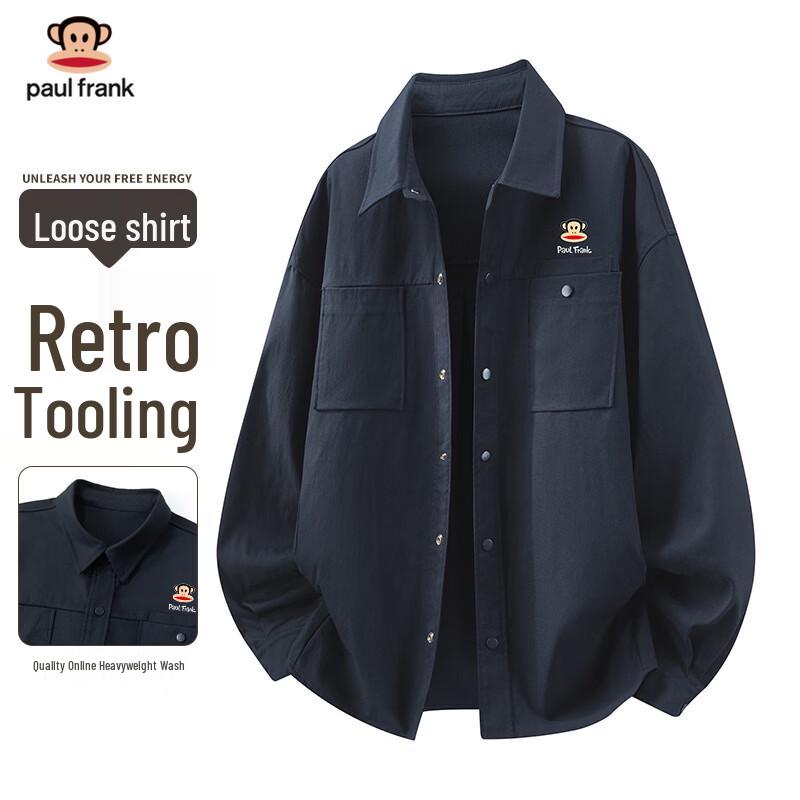 Paul Frank Men s Long-Sleeve Casual Work Shirt L