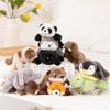 Roter Panda Kühlschrankmagnet Plüschtier Aufkleber Puppe Handflächengroßes Kuscheltier Schreibtischdeko Mädchen Geburtstagsgeschenk