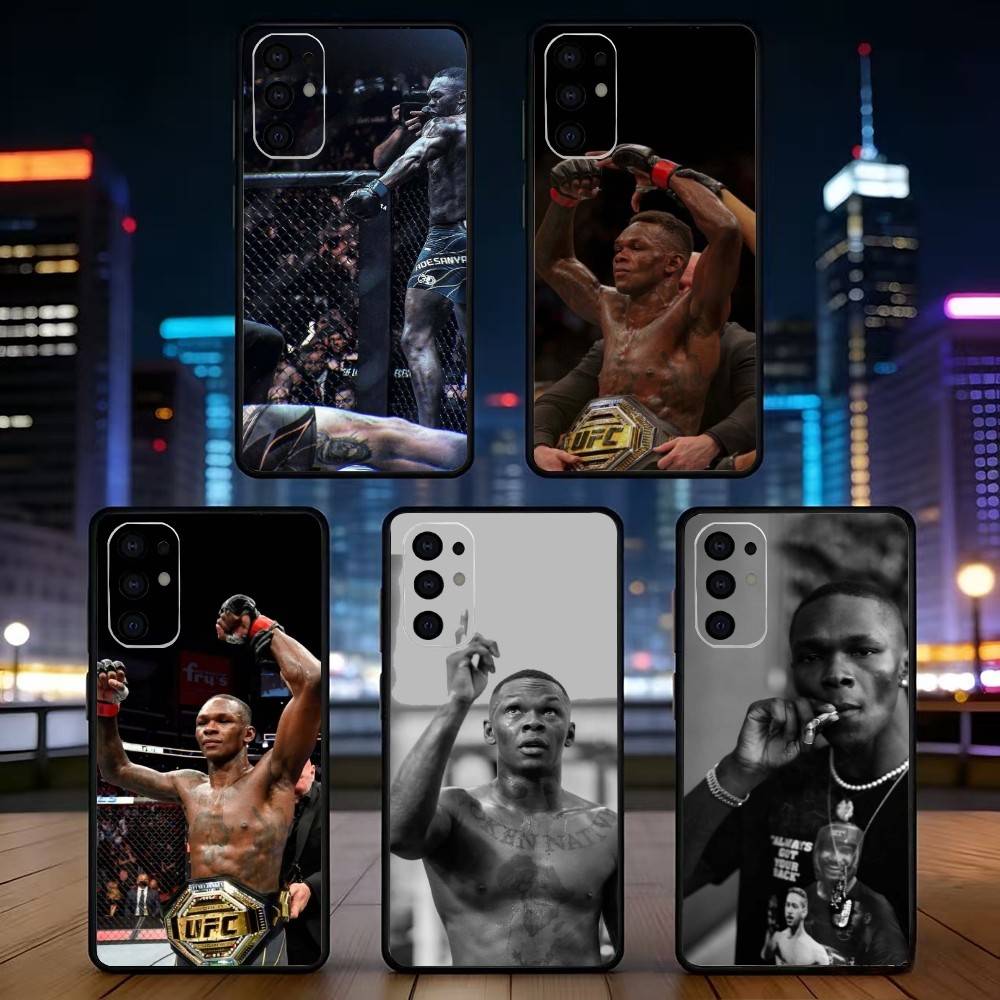 I-Israel A-Adesanya Handyhülle Schwarzes Silikon Weich Für Samsung S25,S24,S21,S22,S23,S30,Ultra,S20,Plus,Fe,Lite