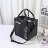 3D-Tragetasche aus Canvas mit mehreren Taschen: Stilvolle, vielseitige Messenger- und Lunchbox-Tasche