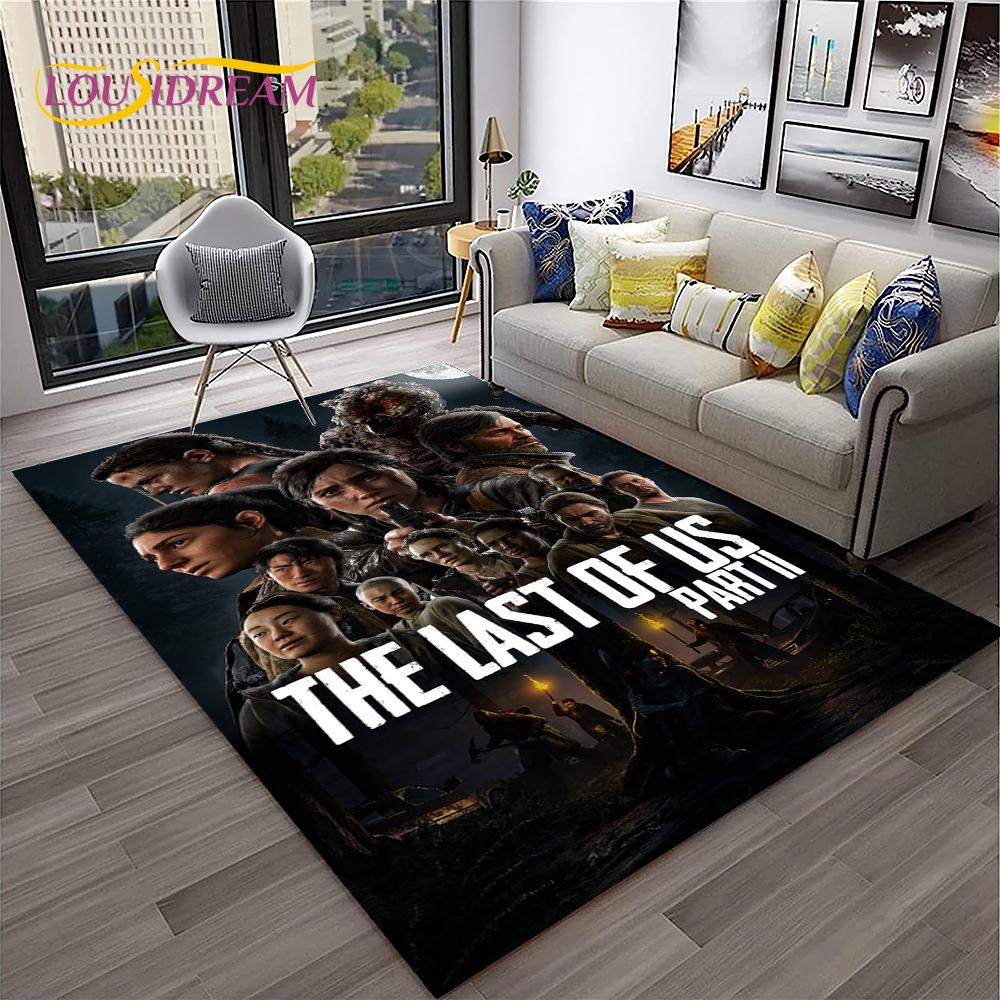 The Last of Us Horrorspiel Pedro TV Teppich Teppich für Zuhause Wohnzimmer Schlafzimmer Sofa Fußmatte Dekor,Kinderbereich Teppich Rutschfeste Bodenmatte