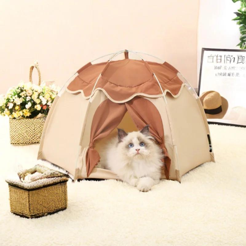 Four Seasons Universal Cat Litter Tent, Dog Bed, Spring and Summer Breathable Pet House Pet Items Cat House