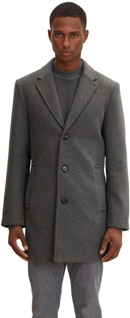 Coat Tom Tailor Mantel (1032502-30505) of Grey Wool