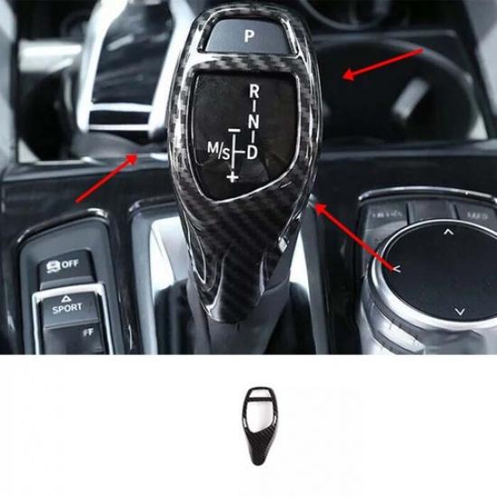 Накладка на ручку переключения передач из углеродного волокна 2013-19 для BMW 3 4 серии GT Центральная консоль