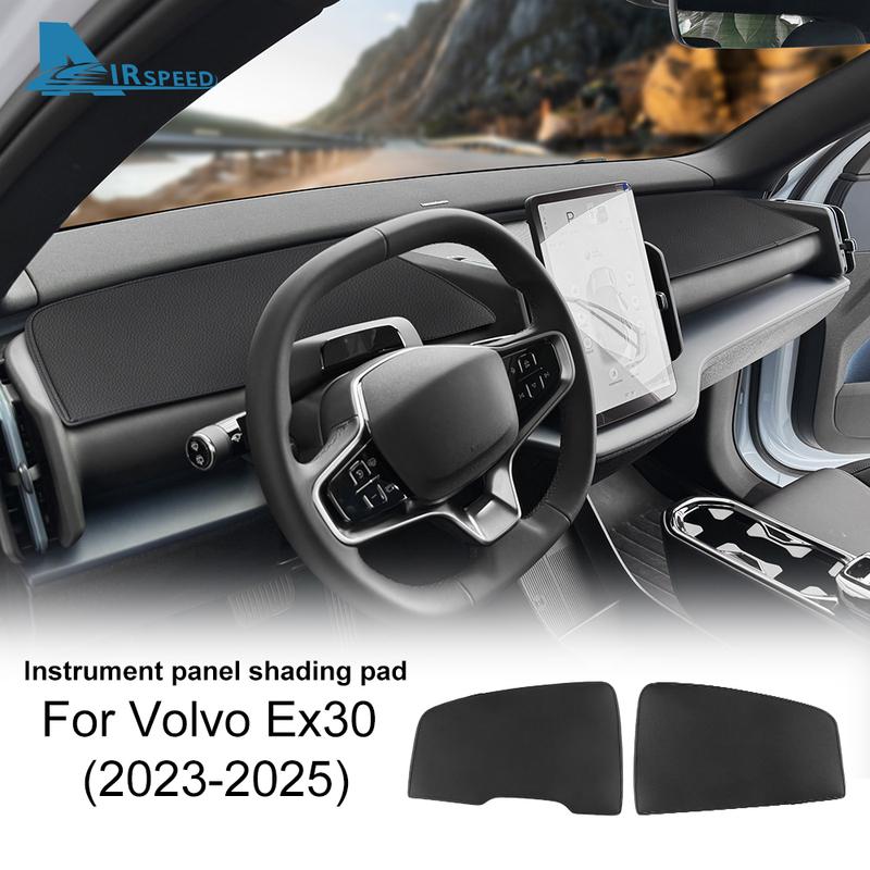 For Volvo EX30 2023 2024 2025 Car Dashboard Cover Pad Sun Shade Avoid Light Mat PU Leather Anti-UV Accessories LHD RHD.