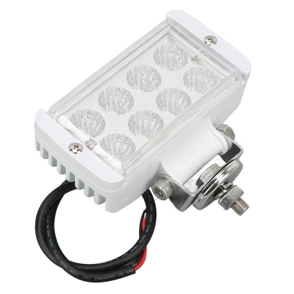 Working Light 12V‑24V 16W Waterproof Working Lamp Universal Fit for Truck Off Road Vehicle Yacht Outdoor Lighting