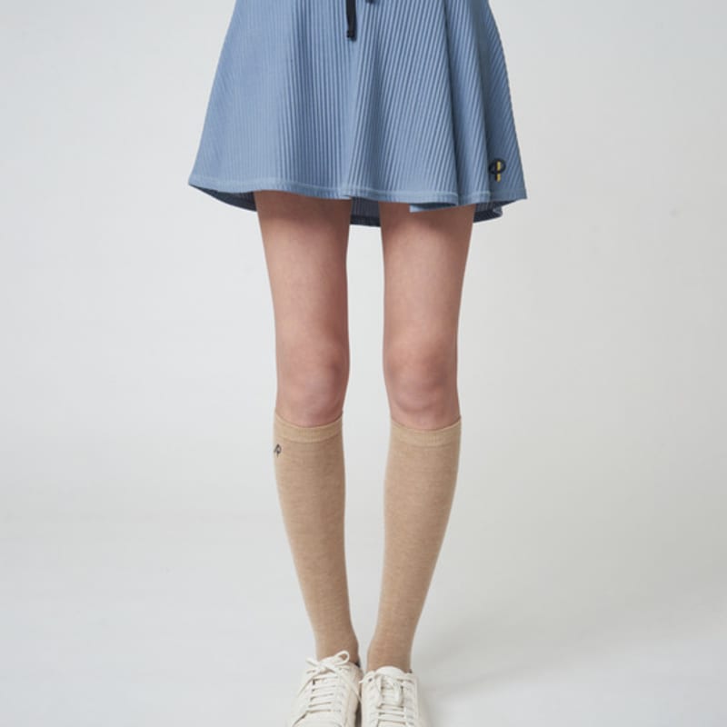 ATHPLATFORM AW42AS08 Wool Blend Knee Socks_Melange Beige