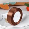 2.5cm Polyester Satin Ribbon for Cake Decoration, DIY Handmade Gift Box, and Gift Packaging.