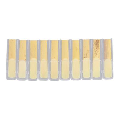 10 ΤΕΜ Επαγγελματικές Καλαμάκια Σαξοφώνου 2.5 Δύναμη Bb Σοπράνο Σαξόφωνο Παραδοσιακά Καλαμάκια για Αρχάριο