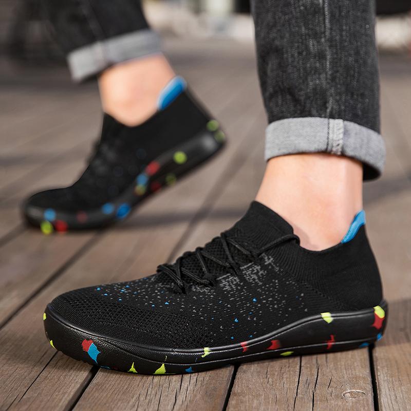 TUINANLE Barefoot Sneakers Men Soft Casual Shoes Comfortable Breathable Sports Shoes Walking Gym Sneakers Wide Toe