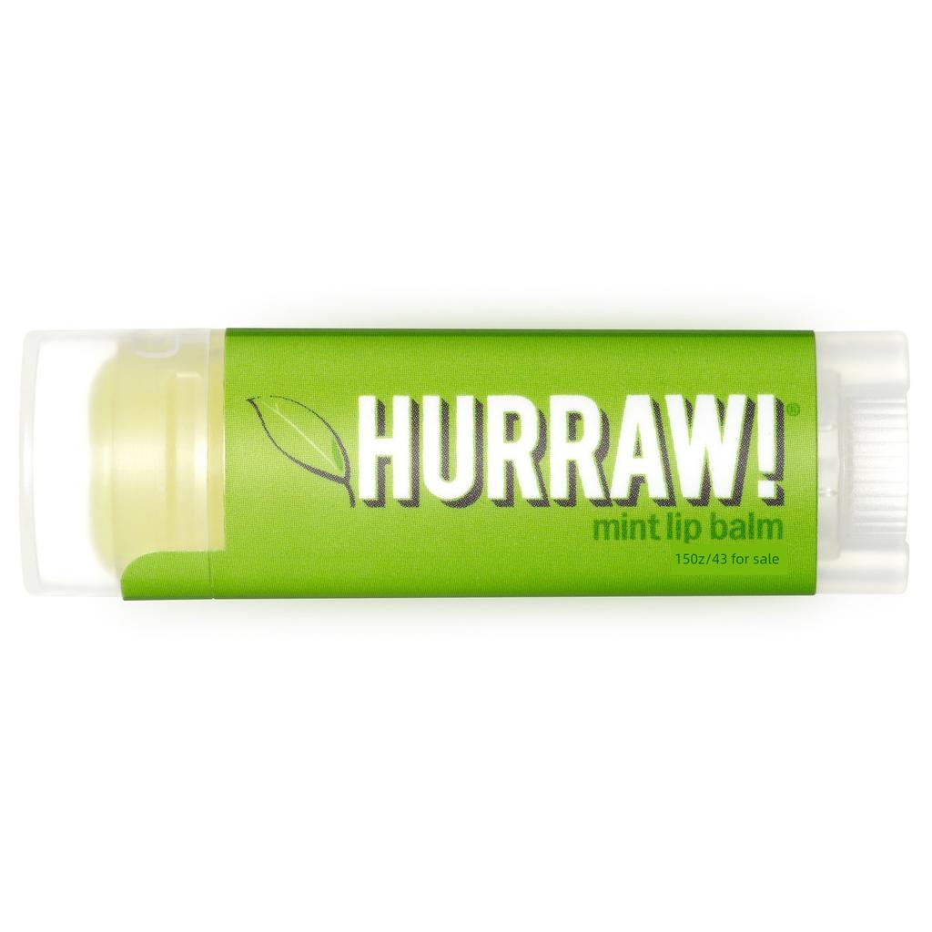 [Wilderness] American Generation Hurraw Pure Natural Organic Ingredients Plant Flat Tube Lip Balm 4.3G