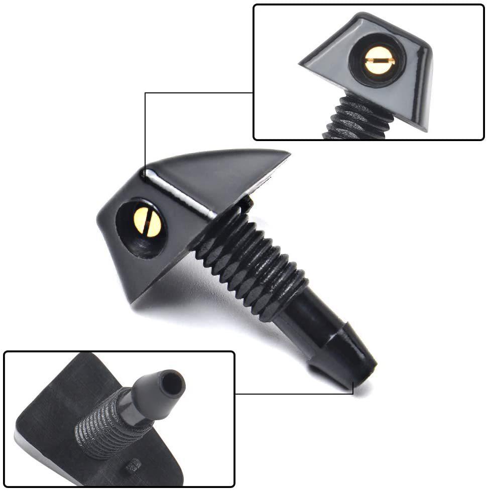 

Universal SUV Pickup Windshield Spray Nozzle Pipe 2000 spray nozzles with nuts and pads