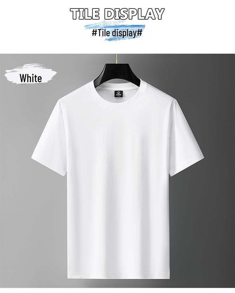 Herren Locker Baumwolle Kurzarm Sommer T-Shirt