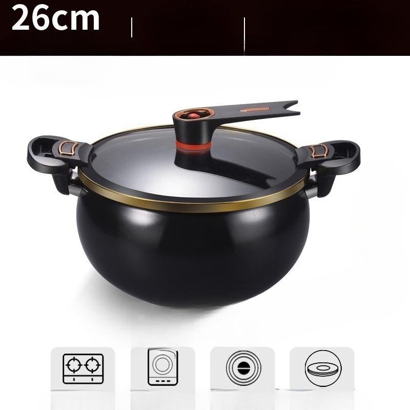 Olla para guisar; Olla de Esmalte; Olla de Cocina Multifuncional para el Hogar; Olla grande para estofado; Olla multiusos; Olla de Sopa Conveniente