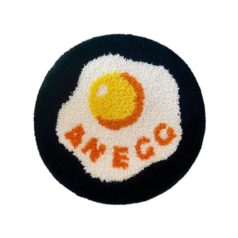 Lovely Tufting Seat Cushion Soft Round Square Floral Coffee Egg Chair Sofa Pad Home Office Warm Decor for Autumn Winter 40x40cm