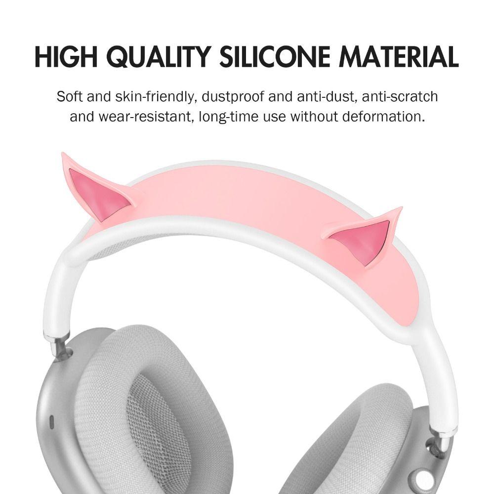 Silicone Headband Cover Decorative Headphone Cushion Top Pad Headband Protector for AirPods Max