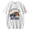 Export Original Tail Single Cut Label Amekaji American T-Shirt Men's Short Sleeve Fashion Brand All-Matching Export Men's Clothing Men Tops
