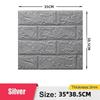 1/5/10PCS 35*38.5CM Foam 3d Stereo Wallpaper  Anti-collision Flexible Packaging Decoration Waterproof Wallpaper