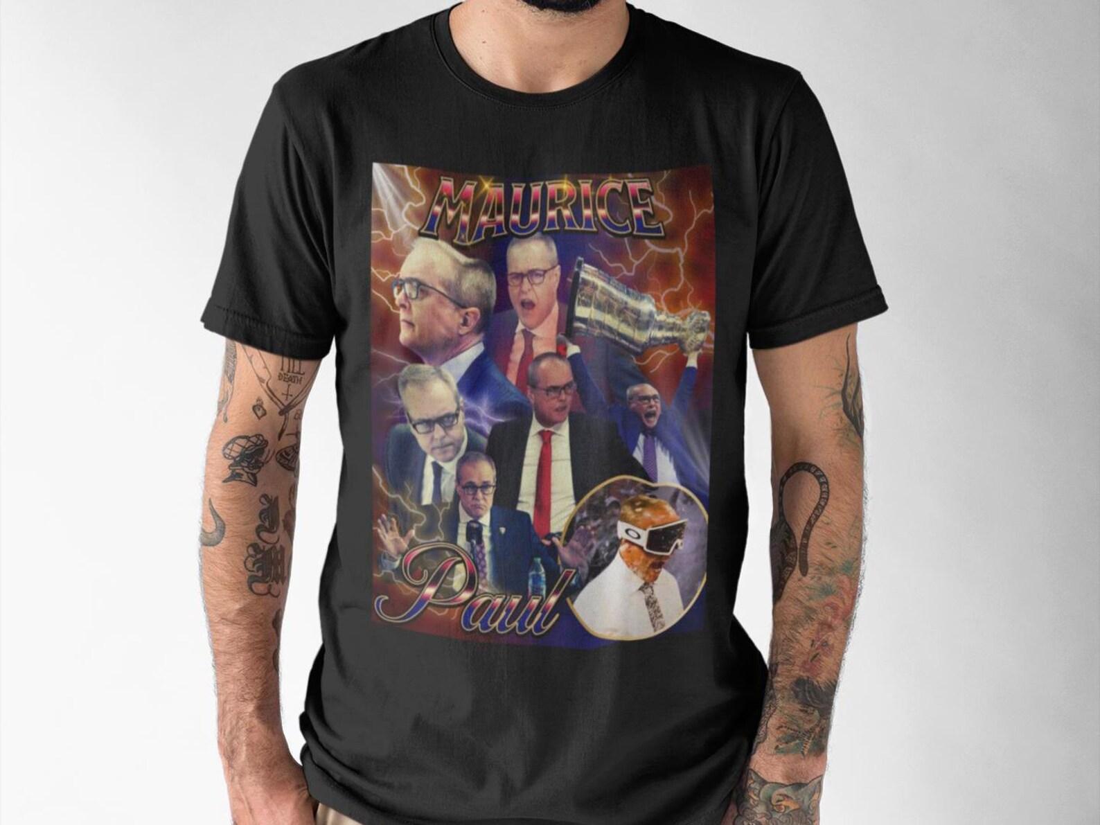 Paul Maurice Shirt Vintage 90s Florida Panthers NHL Hockey Design Retro Bootleg Gift Classic Graphic Tee Unisex T-Shirt Limited Edition 3XL