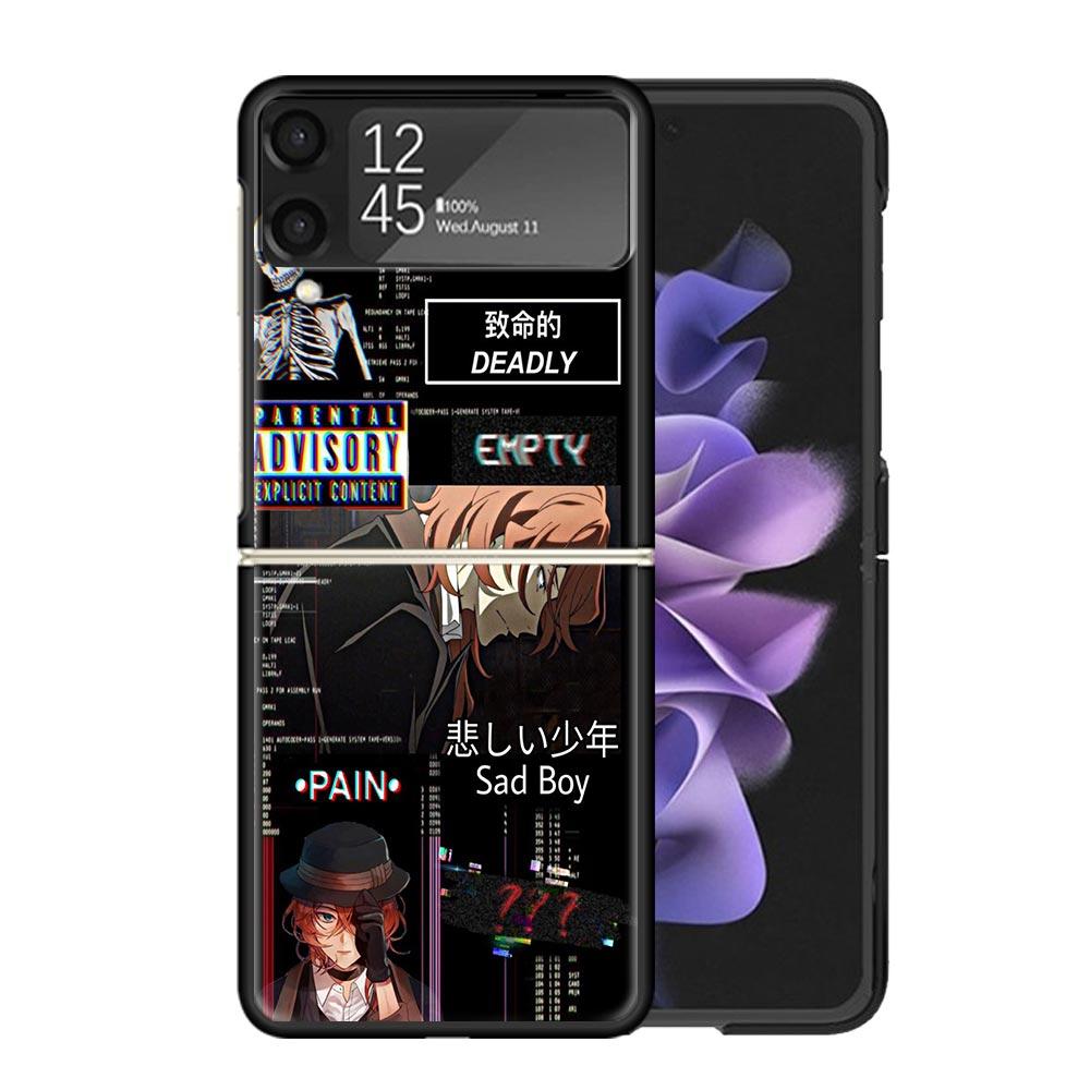 

Bungo Stray Dogs Накахара Чуя Прозрачный чехол для телефона Samsung Z Flip 7 6 5 4 3 Galaxy ZFlip7 ZFlip6 ZFlip5 ZFlip4 ZFlip3 5G Prin Samsung Z Flip 6