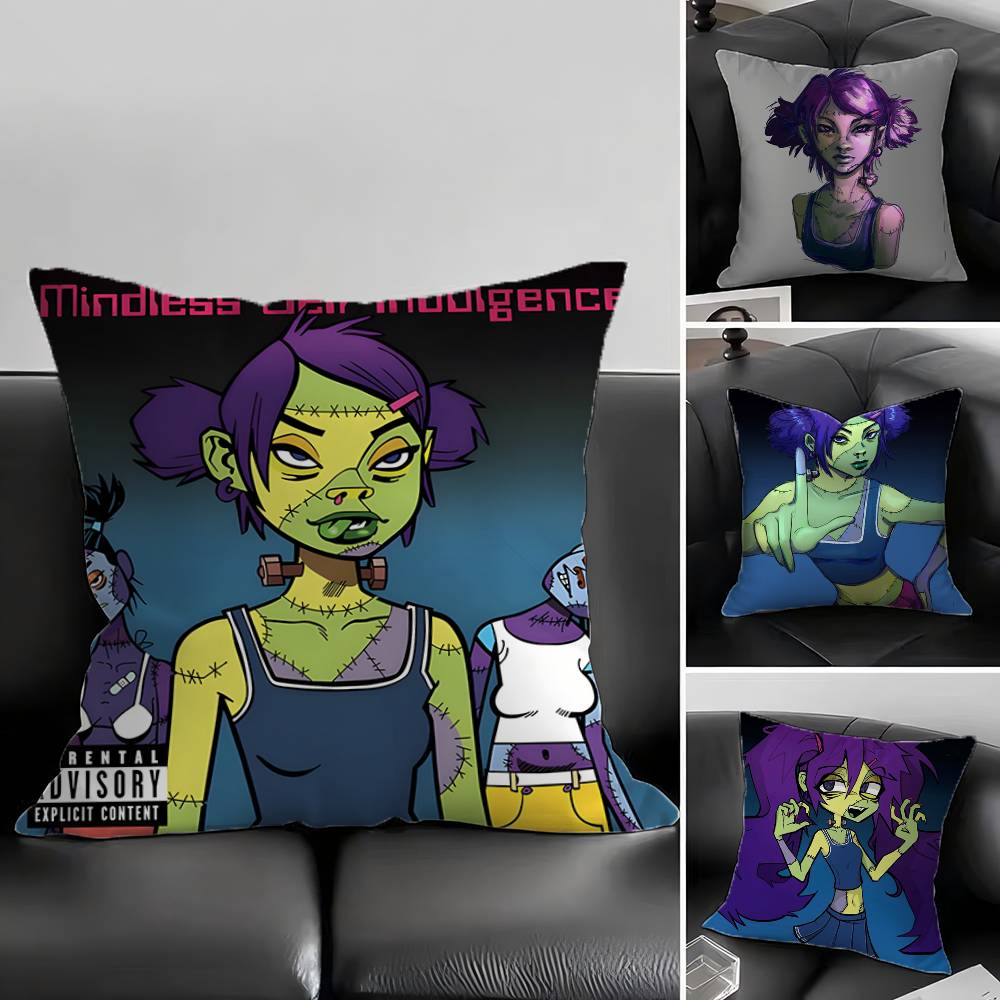 1pc New Pop FRANKENSTEIN GIRLS Pillow Case Square Bedroom Sofa Leisure Comfort Cushion Car Living Room Home Decoration