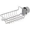 Creative Stainless Steel Kitchen Faucet Rack - Single-Layer Draining and Storage Shelf for Sink and Cleaning Tools