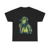 Vintage Aesthetic Streetwear Tee: Woman In Cap Graphic, Soft Cotton Oversized Univers