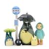 Cartoon Cat Umbrella Shade Micro Landscape Gardening Doll Set Pvc Material