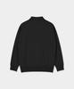 BIRBANTE Soft Washable Line Collar Knit - Black