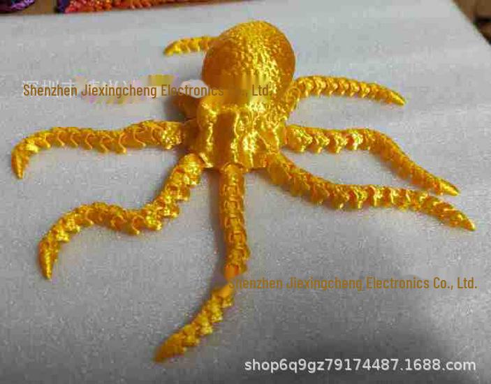 3D Baskılı Cthulhu Ahtapot Taşınabilir Model Hediye Dekorasyon Oyuncak