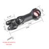 Mtb Road Bike Adjustable Stem Bicycle Handlebar Stem 31.8Mm /25.4Mm Ultralight Aluminum Alloy Bike Stem Riser Parts