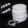 Imitation Pearls String Beads Chain for Art Craft 25M Artificial Pearls Beads Chain for Bridals Dress Wedding Decoration