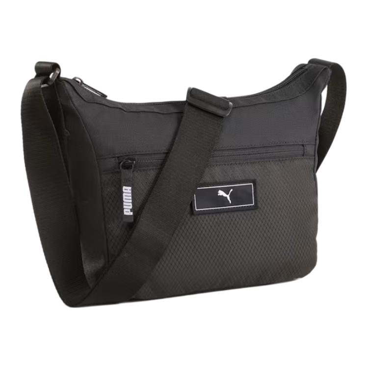 Puma Deck 5L Versatile Mesh Polyester Shoulder Bag Unisex bags Black 091321-01 Black