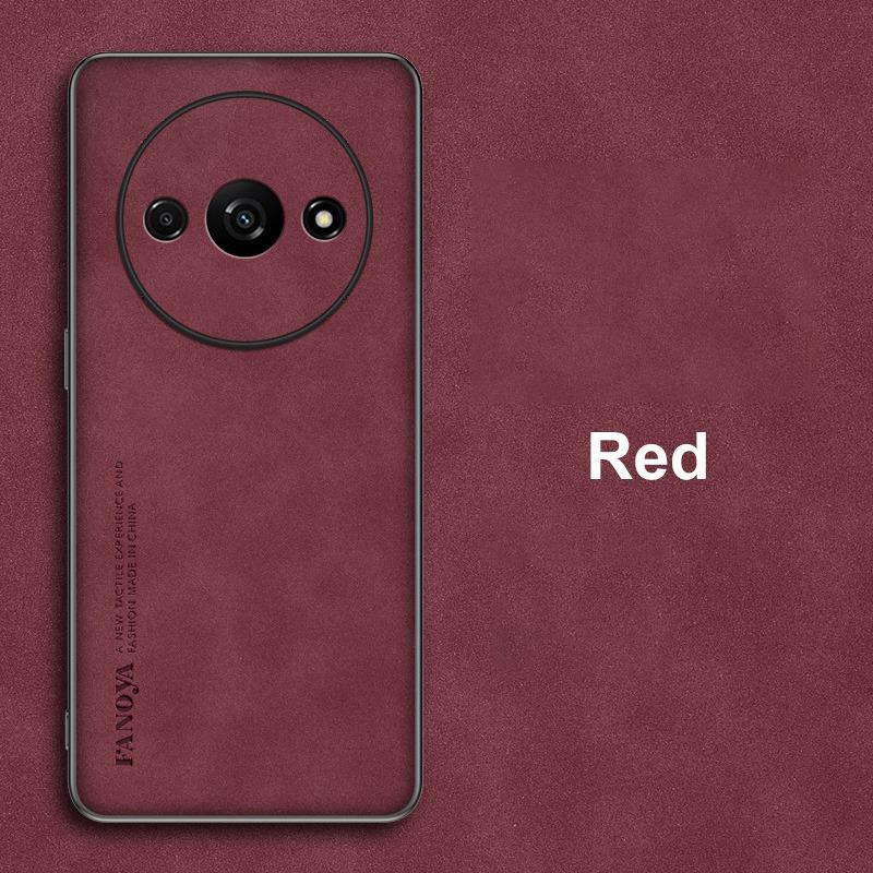 Pro Redmi A3 A3X 4G Pouzdro Luxusní PU Kožené Pouzdro na Telefon Pro Xiaomi Poco C61 RedmiA3 Zadní Kryt Matné Silikonové Plná Ochrana