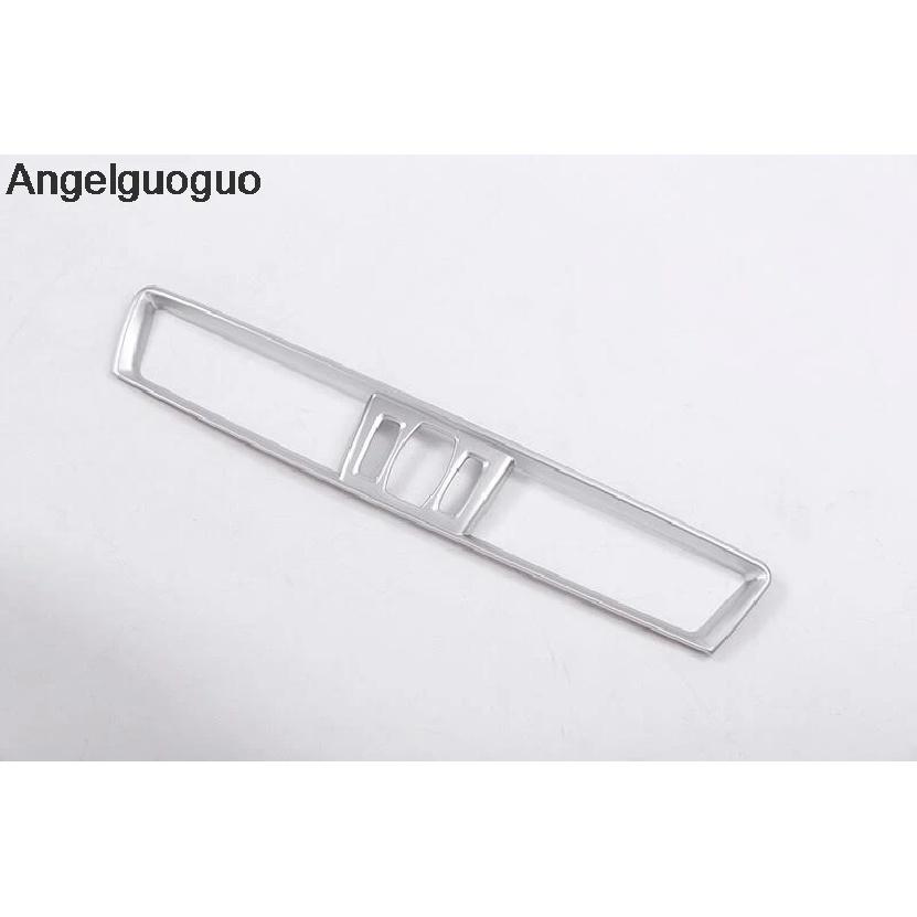 Angelguoguo Car ABS Front Console Panel  Air Conditioner Vent Frame AC Outlet Cover Trim  For BMW X1 F48 2016 2017