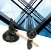 Glass Cutter 6 Wheel   Circular Cutting Cutter with Suction Cup   (20cm)