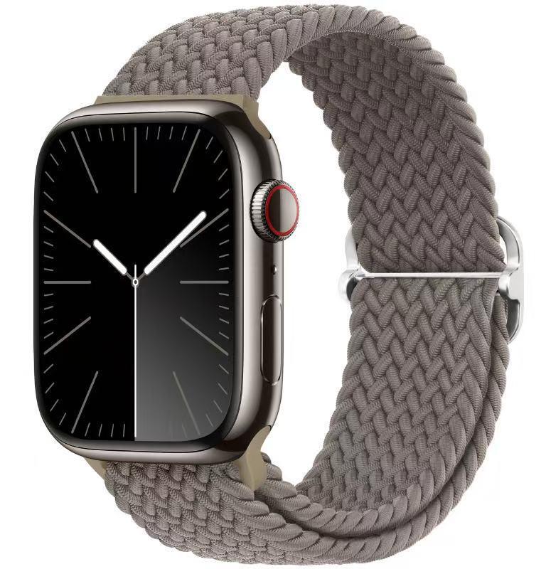 Elastic Woven Nylon Strap for Apple Watch Series 4-10 & Ultra 2