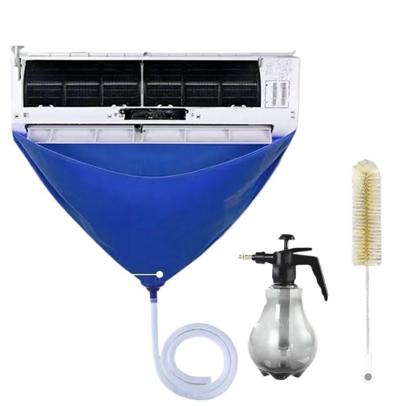 Profesionální sada nástrojů na čištění klimatizace Domácí závěsný stroj Vnitřní čištění Vodotěsný kryt proti úniku vody