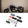 4 in 1 Water Oil Temperature Time Voltage Gauge LCD Digital Display DC12V Universal for Motorcycle M14x1.25