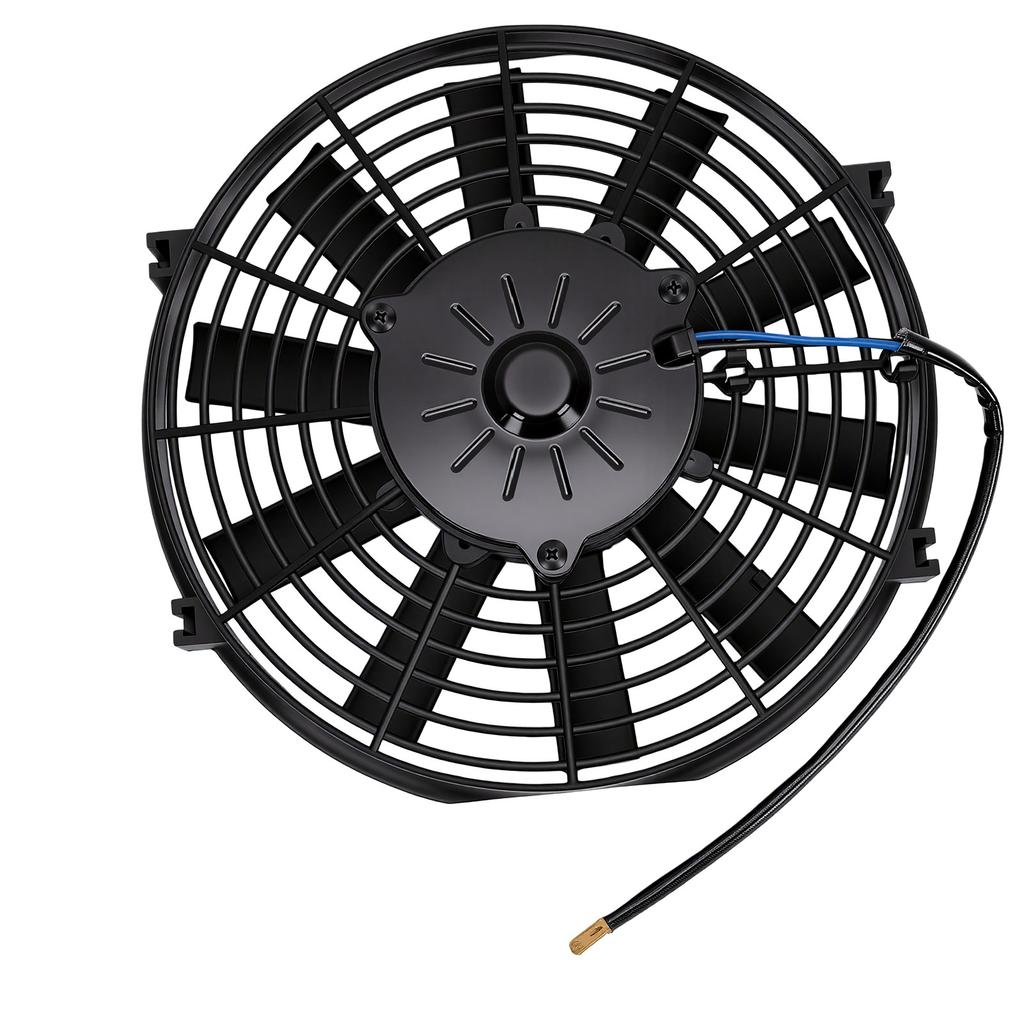 10 Inch Slim Fan Push Pull Electric Radiator Cooling Fan High Performance 12V 80W Motor 257mm Diameter with Fan