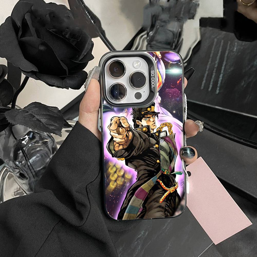 N-JoJo's Bizarre Adventure Phone Case For iPhone 17,16,15,14,13,12,Pro MAX White Matte Shockproof Cover