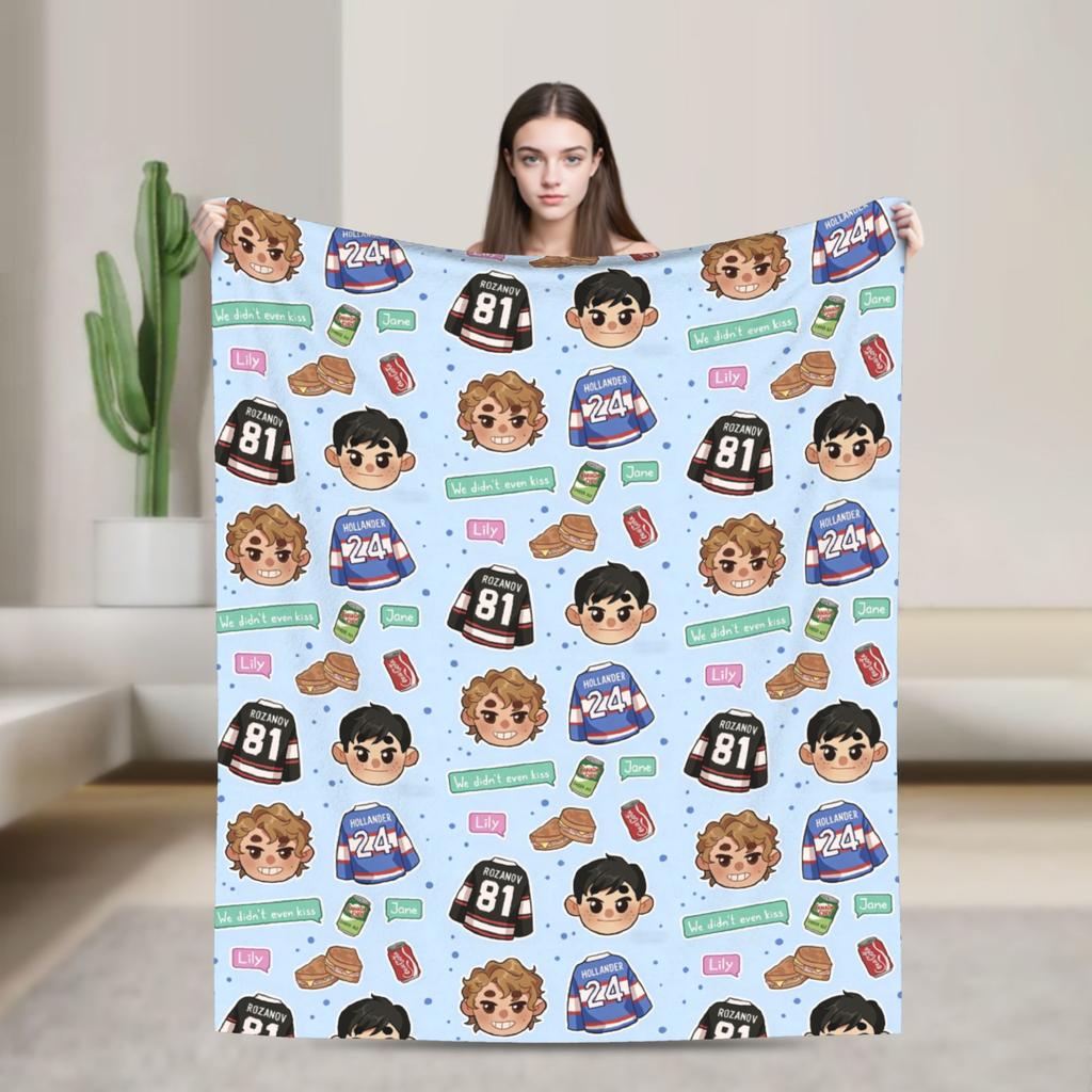 Heated Rivalry Game Changers Blankets TV show Wool Funny Soft Throw Blankets for Bedspread Decoration