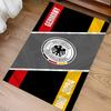 1pc Football Club Logo Print Area Rug - Soft, Washable Non-Slip Indoor Mat for Office Chairs, Living Room, Home Office Decorative Rug