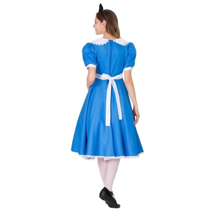 European and American Ladies Dresses Halloween cos Costumes Alice Maid Costumes Stage Performance Costumes Women's Costumes